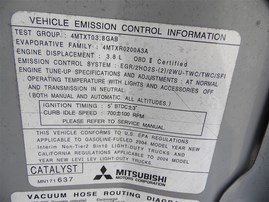 2004 MITSUBISHI MONTERO LIMITED SILVER 3.8 AT 4WD 213999